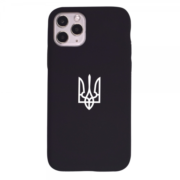 Чохол патріотичний Silicone Case для Iphone 11 Pro Чорний