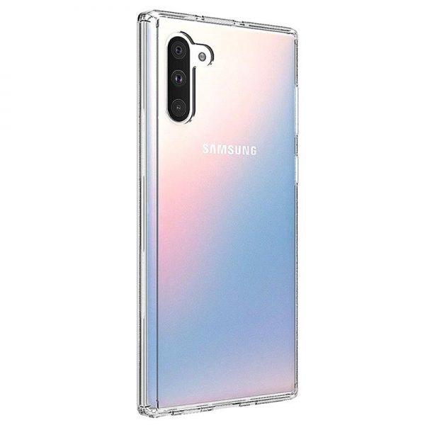 Прозрачный силиконовый TPU чехол Epic Transparent (1.5мм) с защитой камеры для Samsung Galaxy Note 10