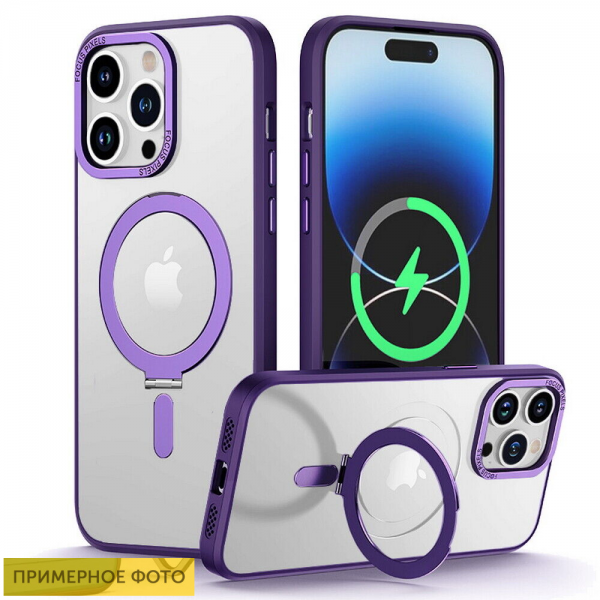 Чохол Strong з MagSafe підставкою для Iphone 11 Violet