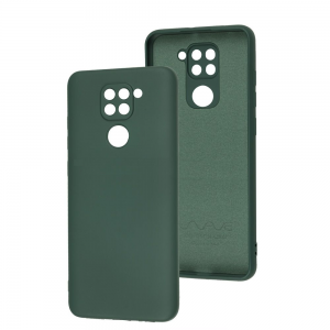 Чехол WAVE Colorful Case с микрофиброй для Xiaomi Redmi Note 9 / Redmi 10X – Forest green