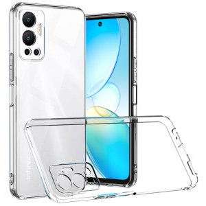 Прозрачный силиконовый TPU чехол Epic Transparent (1.5мм) с защитой камеры для Infinix Hot 12 Play