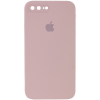 Чохол Silicone Case Square для Iphone 7 Plus / 8 Plus Рожевий / Pink Sand