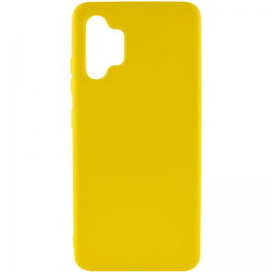 Матовый силиконовый TPU чехол на Samsung Galaxy A54 5G – Желтый
