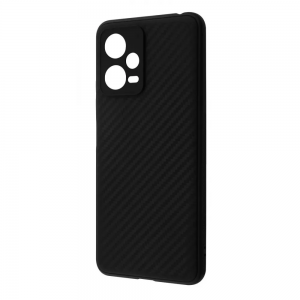 Cиликоновый (TPU) чехол Carbon для Xiaomi Poco X5 5G / Note 12 5G – Black