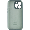 Оригинальный чехол Silicone Case Full Camera Protective с микрофиброй для Iphone 14 Pro – Зеленый / Pine green 158650