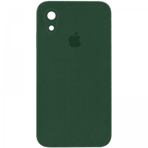 Оригинальный чехол Silicone Cover 360 Square с защитой камеры для Iphone XR – Зеленый / Cyprus Green