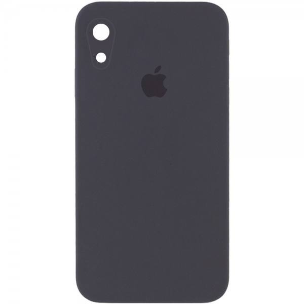 Чохол Silicone Case Square для Iphone XR Сірий / Dark Gray