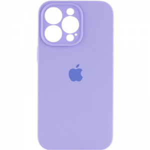 Чохол Silicone Case з захистом камери для Iphone 13 Pro Бузковий / Dasheen