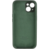 Оригинальный чехол Silicone Case Full Camera Protective с микрофиброй для Iphone 14 Plus – Зеленый / Cyprus Green 158618