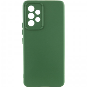 Чехол Silicone Cover Lakshmi Full Camera (A) для Samsung Galaxy A54 5G – Зеленый / Dark green