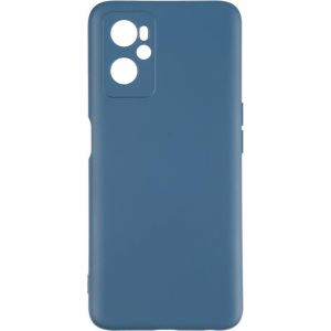 Чехол Soft Case 360 с защитой камеры и микрофиброй для Oppo A17 – Blue