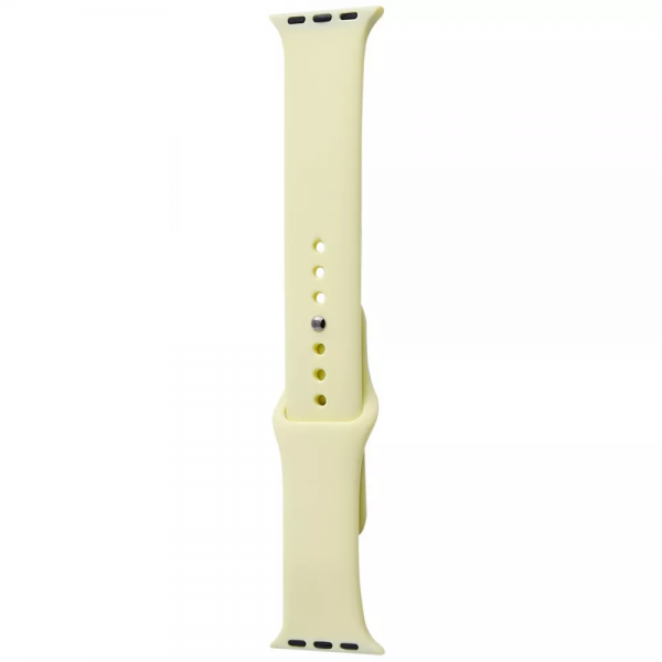 Ремешок силиконовый Sport Band для Apple Watch 42 mm / 44 mm / 45 mm / 49 mm (M) – Mellow yellow