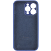 Оригинальный чехол Silicone Case Full Camera Protective с микрофиброй для Iphone 14 Pro – Синий / Deep navy 158644