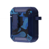Чехол TPU+PC Camo Protect Case с карабином для наушников Apple Airpods 1 / 2 – Blue