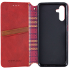 Кожаный чехол-книжка GETMAN Cubic для Samsung Galaxy A54 5G – Красный 161867