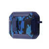 Чехол TPU+PC Camo Protect Case с карабином для наушников Apple Airpods 3 – Blue