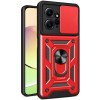 Ударопрочный чехол Camshield Serge Ring со шторкой для камеры для Xiaomi Redmi Note 12 – Красный
