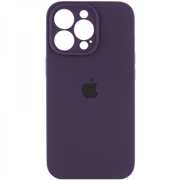 Чохол Silicone Case з захистом камери для Iphone 14 Pro Фіолетовий / Elderberry