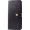 Кожаный чехол-книжка GETMAN Gallant для Samsung Galaxy S21 FE – Черный