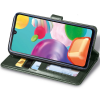 Кожаный чехол-книжка GETMAN Cubic для Samsung Galaxy M33 5G – Зеленый 161901