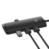 Адаптер USB-Хаб Baseus Lite Series 4в1 USB-A to USB 3.0*4 (0.25m) – Black 160857