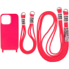 Защитный чехол TPU California с двумя шнурками для Iphone 12 Pro / 12 – Розовый