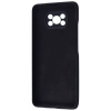 Чехол Silicone Case WAVE Full с микрофиброй для Xiaomi Poco X3 / Poco X3 Pro – Black 161370