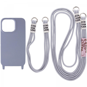 Защитный чехол TPU California с двумя шнурками для Iphone 12 Pro / 12 – Серый / Stone