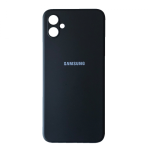 Оригинальный чехол Silicone Case 360 с микрофиброй и защитой камеры для Samsung Galaxy A04e – Black