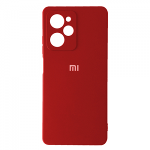 Чохол Silicone Case 360 і захистом камери для Xiaomi Poco X5 Pro 5G / Note 12 Pro 5G Red