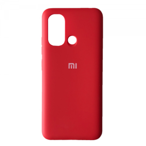 Оригинальный чехол Silicone Case 360 с микрофиброй для Xiaomi Redmi 12C – Red