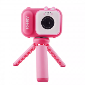Детский фотоаппарат S11 со штативом (трипод) – Pink
