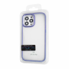 Чехол матовый TPU+PC FIBRA Metallic с цветным ободком для Iphone 13 Pro – Sky Blue