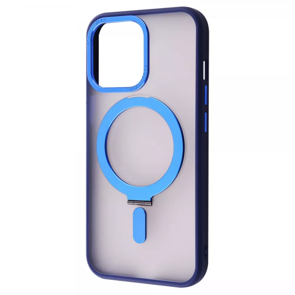 Чехол WAVE Attraction Case с MagSafe подставкой для Iphone 14 Pro – Blue