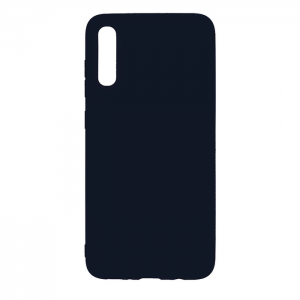 Матовый силиконовый TPU чехол для Samsung Galaxy A70 2019 (A705) – Черный