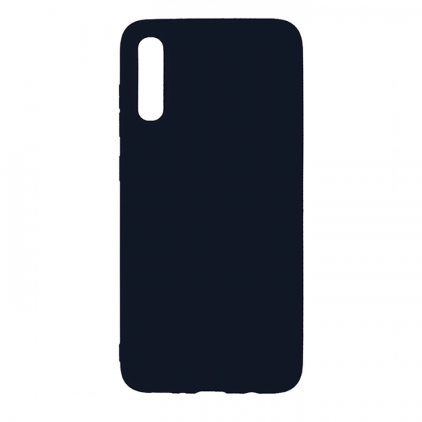 Матовый силиконовый TPU чехол для Samsung Galaxy A70 2019 (A705) – Черный