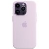 Оригинальный чехол Silicone Cover 360 с микрофиброй для Iphone 14 Pro Max – Сиреневый / Lilac