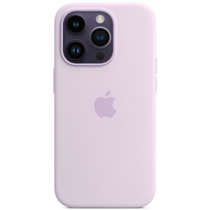 Оригинальный чехол Silicone Cover 360 с микрофиброй для Iphone 14 Pro – Сиреневый / Lilac