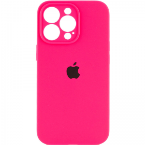Чохол Silicone Case з захистом камери для Iphone 13 Pro Рожевий / Barbie pink