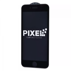 Защитное стекло 3D (5D) FULL SCREEN PIXEL на весь экран для Iphone 7 / 8 / SE (2020) – Black