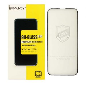 Защитное стекло 3D (5D) Perfect Glass Full Glue Ipaky на весь экран для Iphone 14 / 13 / 13 Pro – Black