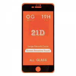Защитное стекло 21D Full Glue Cover Glass на весь экран для Iphone 6 Plus / 6s Plus/ 7 Plus / 8 Plus — Black