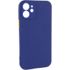 Чехол TPU Square Full Camera для Iphone 12 Mini – Синий