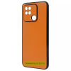 Кожаный чехол Leather Case для Samsung Galaxy A24 – Orange