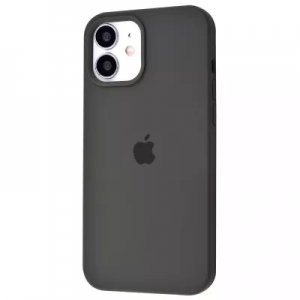 Оригинальный чехол Silicone Cover 360 с микрофиброй для Iphone 12 Mini – Dark Olive