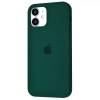 Оригинальный чехол Silicone Cover 360 с микрофиброй для Iphone 12 Mini – Cyprus green
