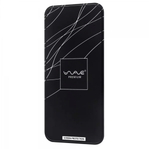 Защитное стекло 9H WAVE Premium на весь экран для Iphone 14 Pro / 15 – Black
