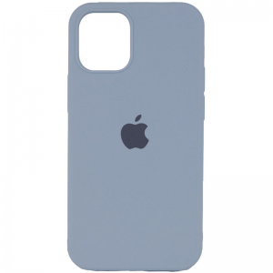Оригинальный чехол Silicone Cover 360 с микрофиброй для Iphone 14 Pro Max – Голубой / Sweet blue