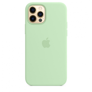 Оригинальный чехол Silicone Cover 360 с микрофиброй для Iphone 14 Pro – Зеленый / Pistachio