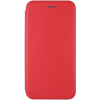 Кожаный чехол-книжка 360 с визитницей для Realme C33 – Красный